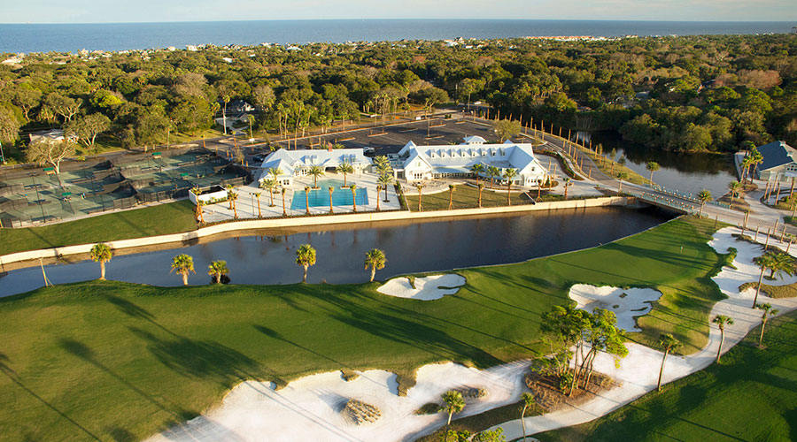 aerial view of Atlantic Beach Country Club
