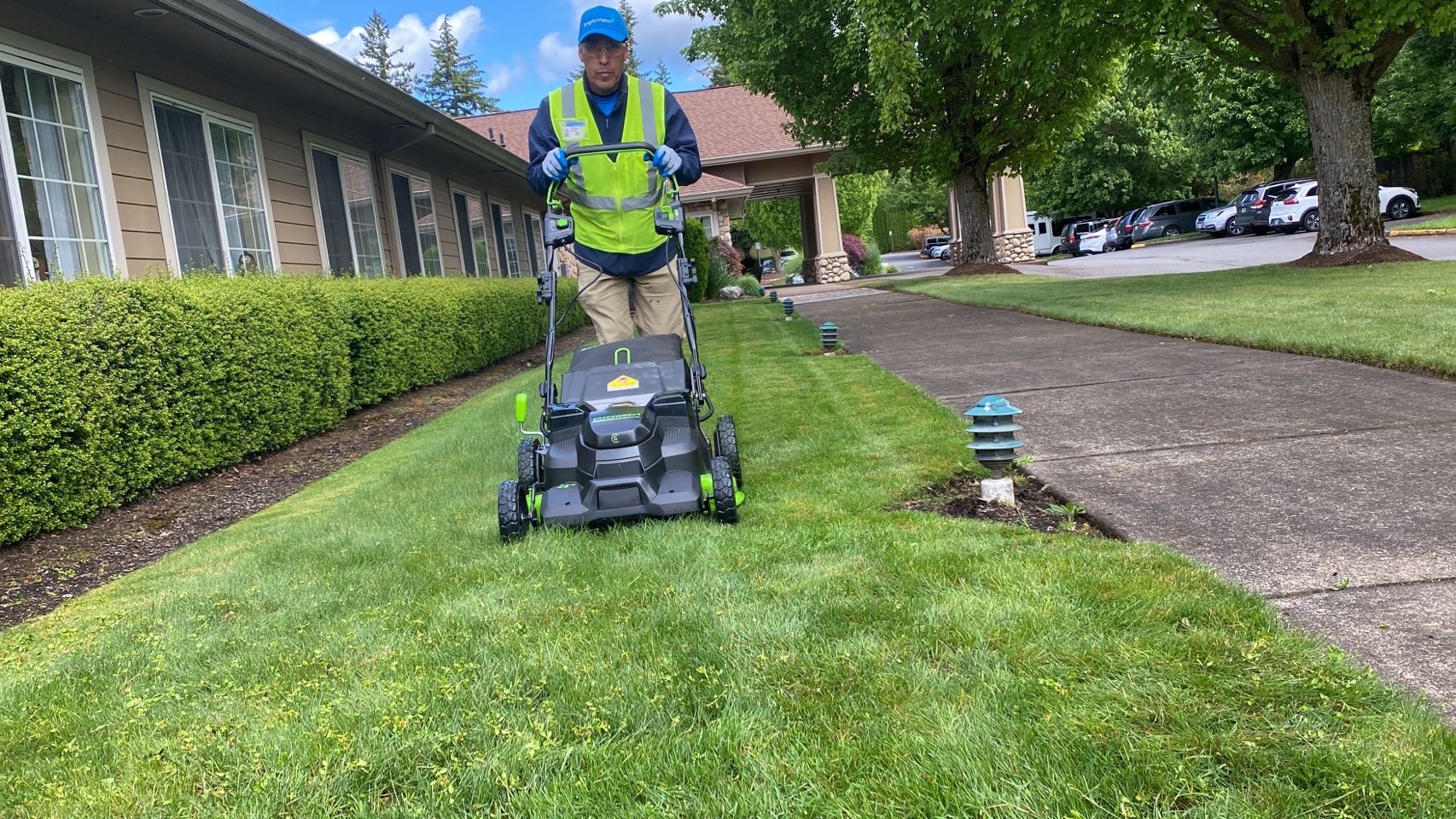 BrightView continues to invest in green equipment to limit its impact on the environment.