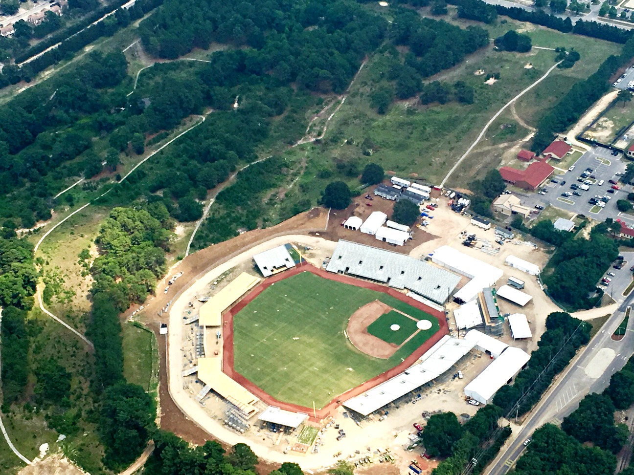BrightView installed a MLB field for game for military families.