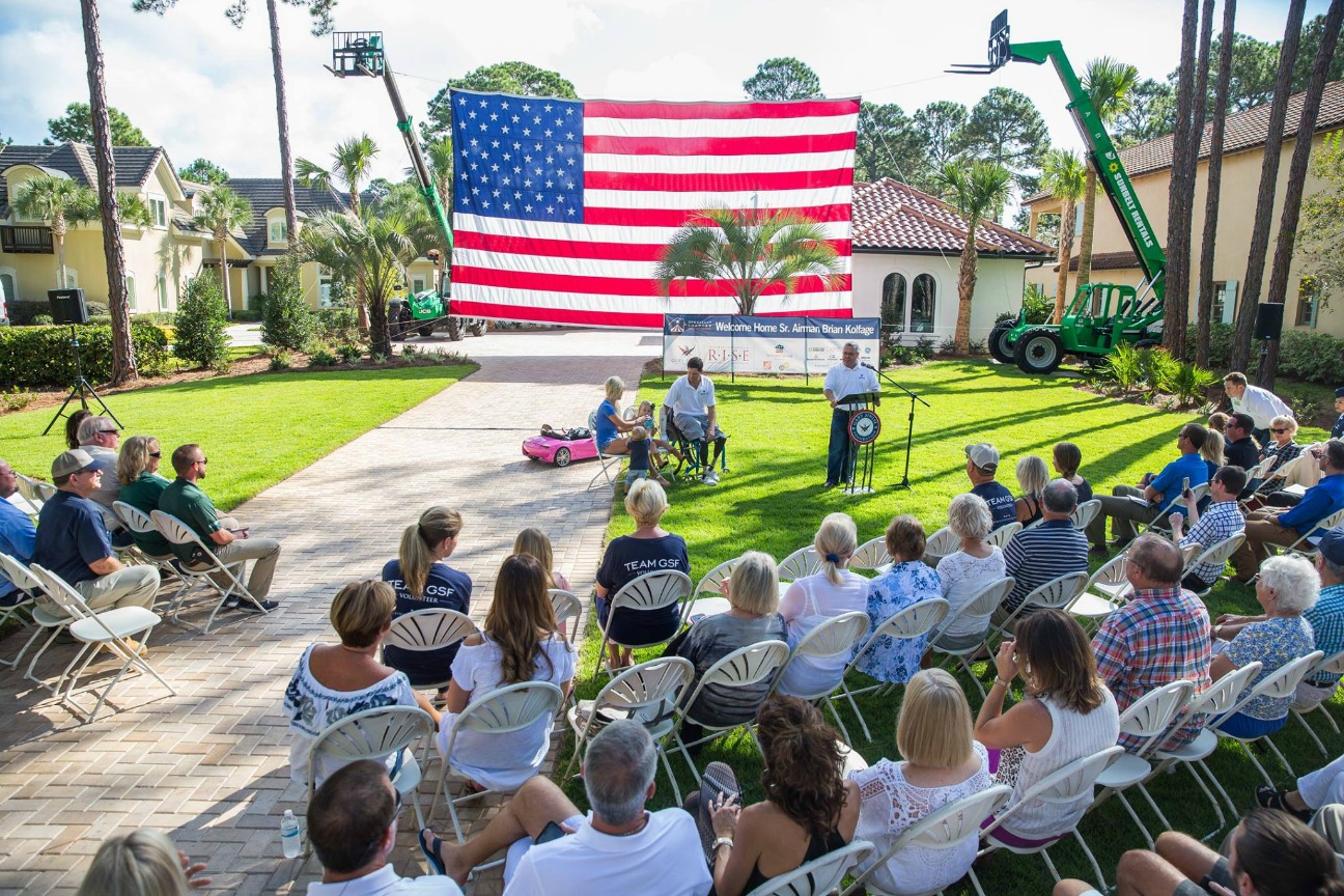 Gary Sinise Foundation BrightView Ceremony