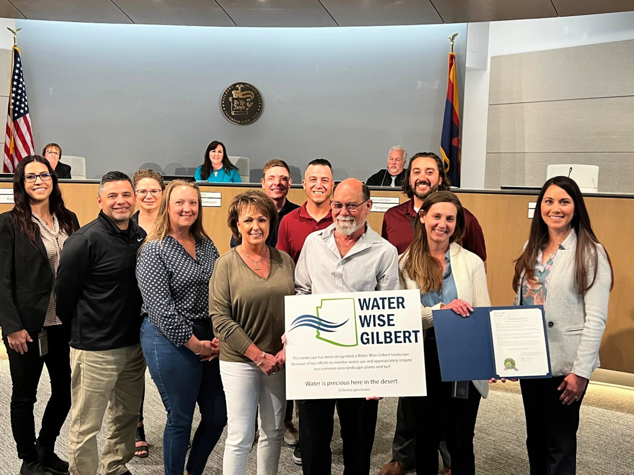 Gilbert Arizona water management recognition