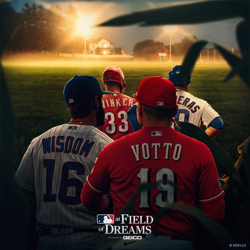 MLB at Field of Dreams Game Cincinnati Reds Chicago Cubs