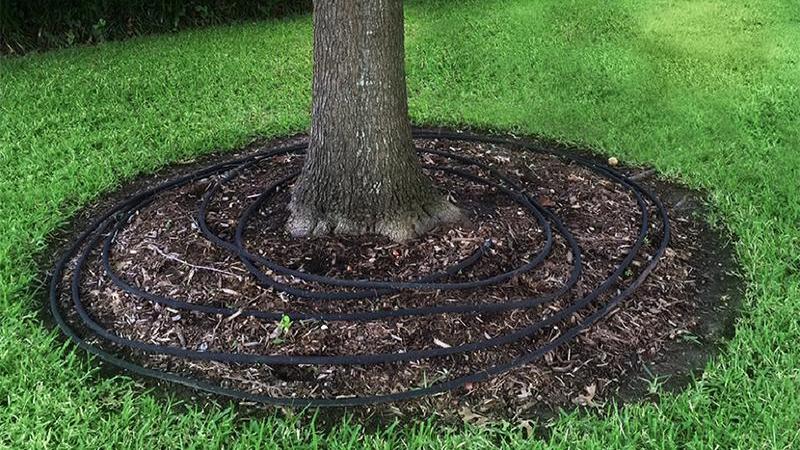 Temporary drip line
