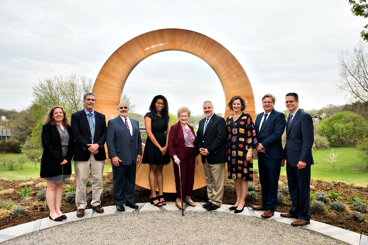 SCSU Faculty at Remembrance Garden Ceremony