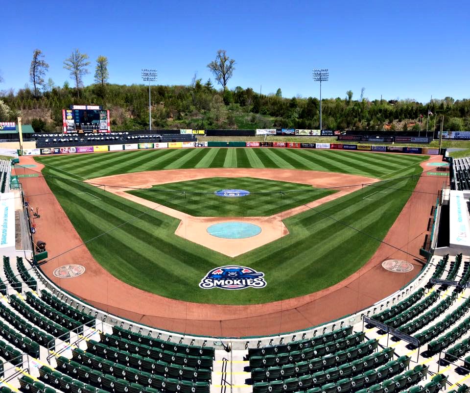 Smokies Stadium, home of the Tennessee Smokies of the MiLB, has won two awards.