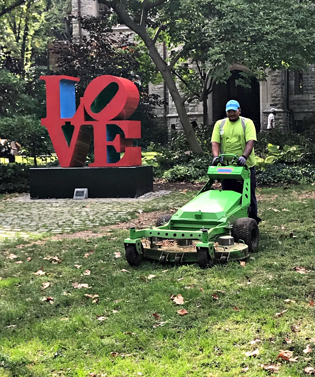 BrightView University of Pennsylvania electric mowers