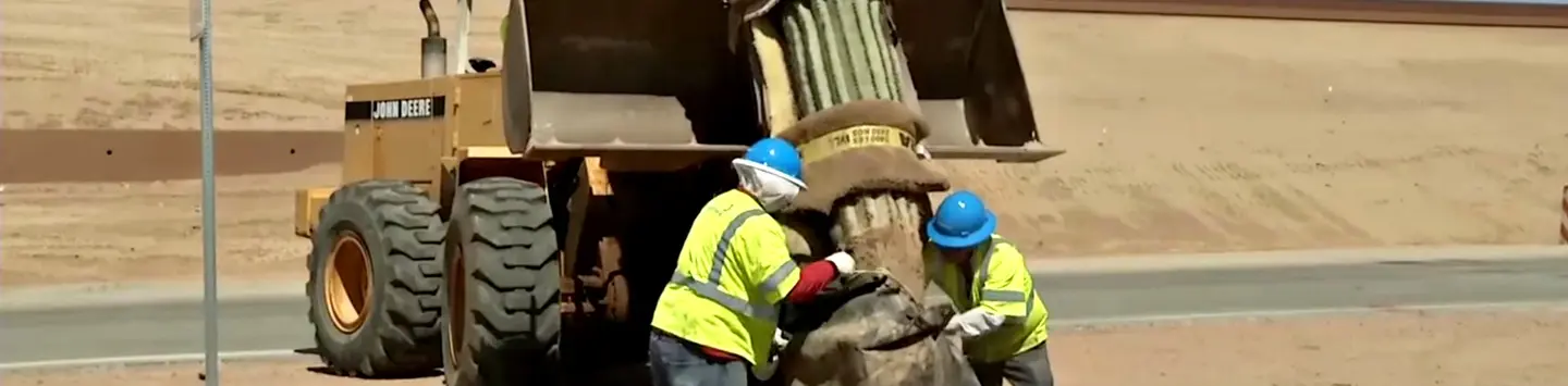 Replanting Saguaros