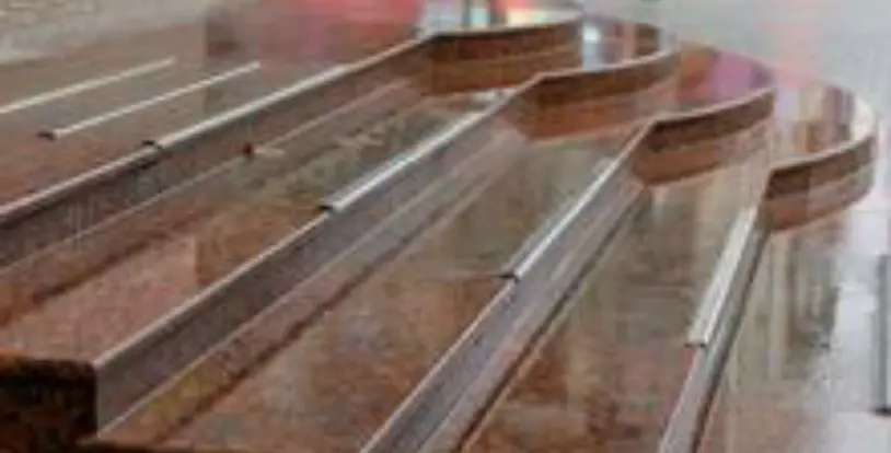 Slippery Wet Steps